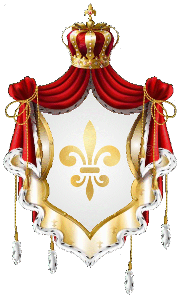 Argent, a fleur-de-lis Or